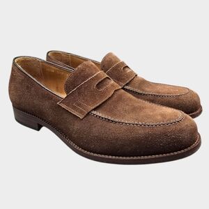 Beckett Simonon Brown Suede Loafers